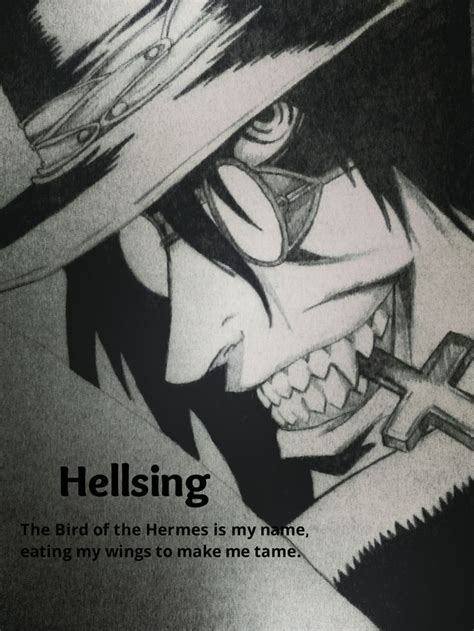 alucard bird of hermes quote|alucard guns hellsing.